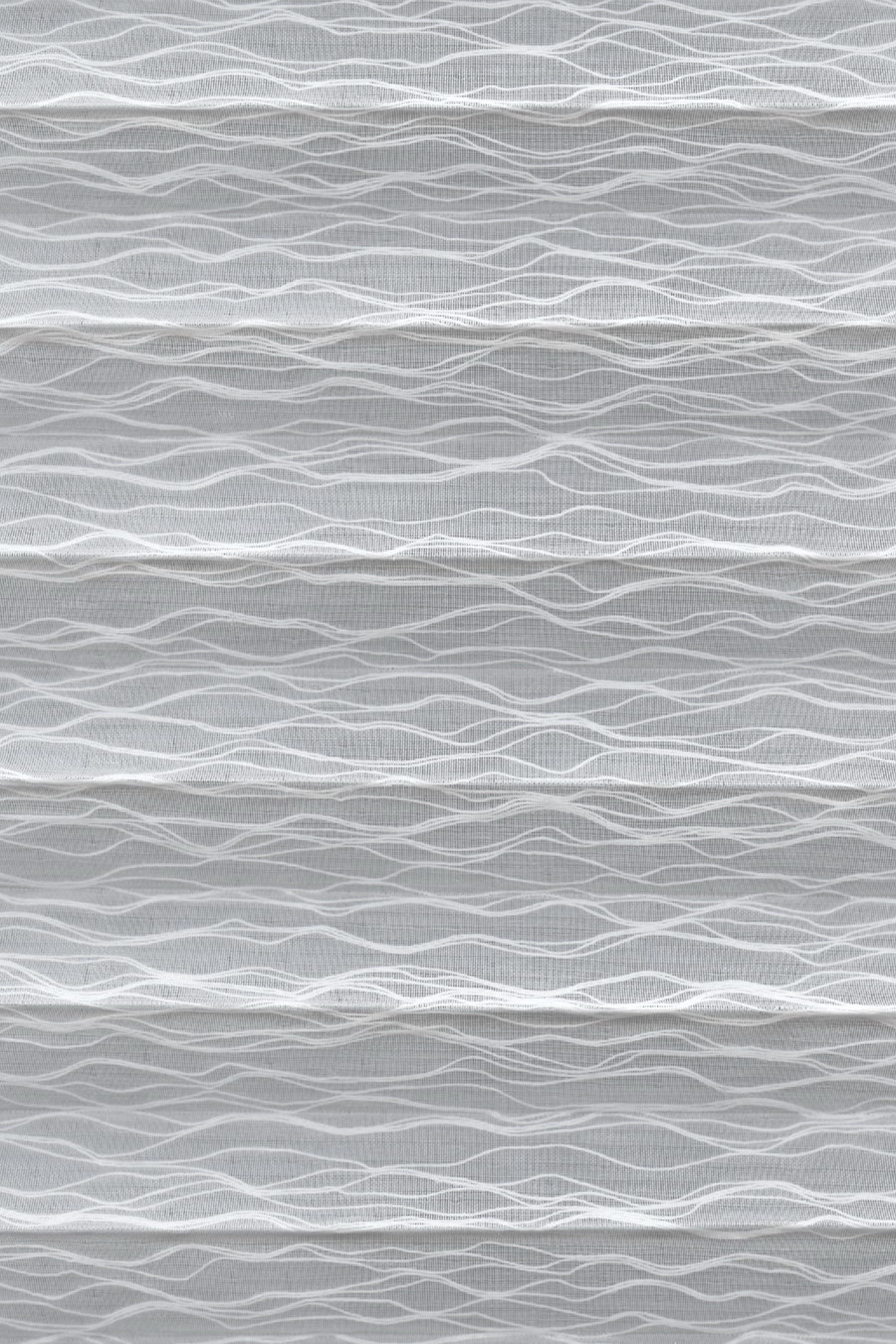 Ткань TRANSPARENT ONDA WHITE 6546 для штор плиссе